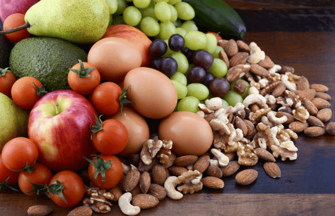 Noci di verdure da frutta